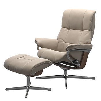 Mayfair Fåtölj  + Fotpall (Cross Bas) - Paketpris - Stressless® 