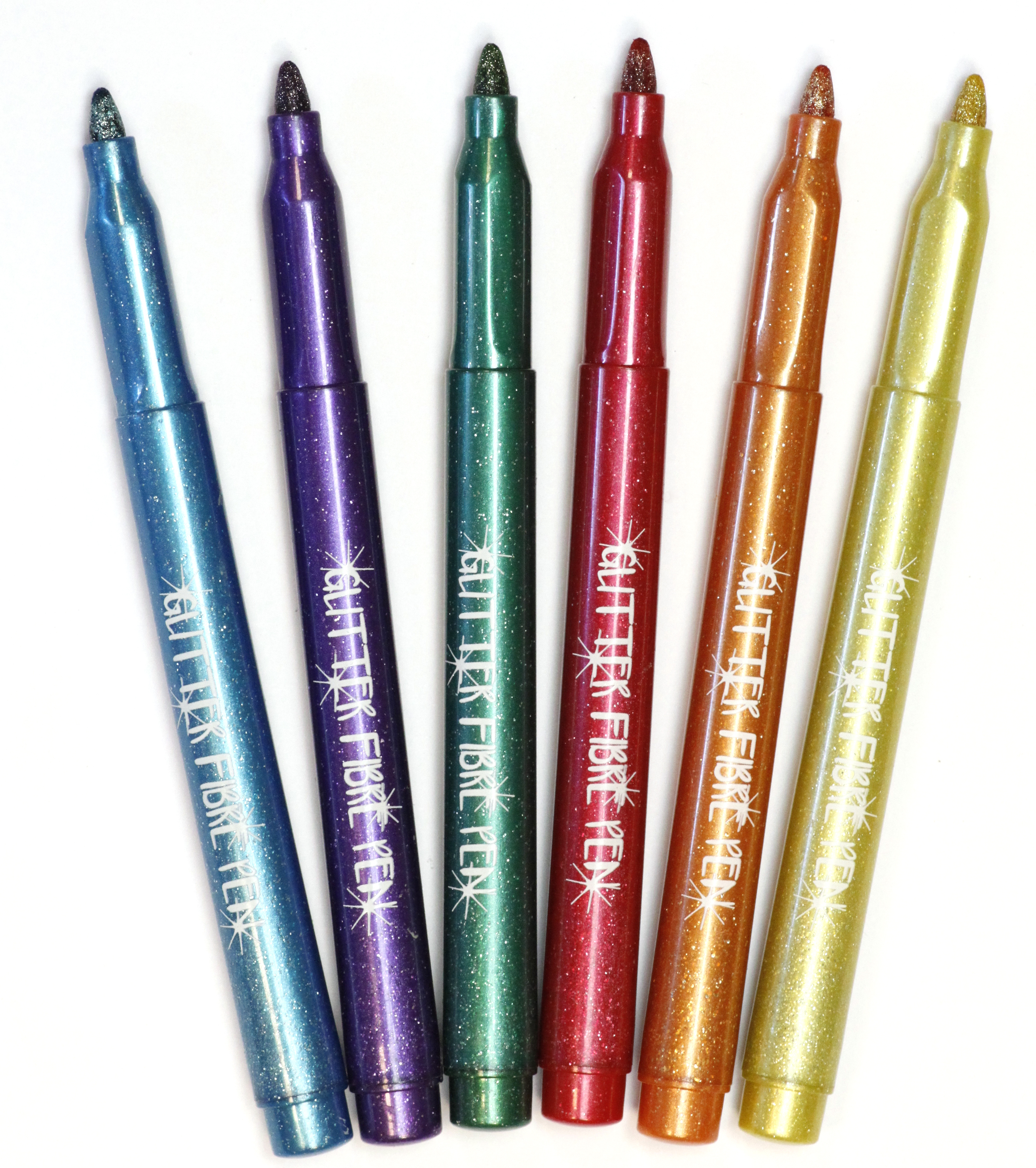 Fiberpennor Glitter 6-pack - 2