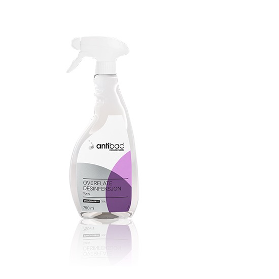 Antibac Overflatedesinfeksjon Spray 75 % - 750 ml