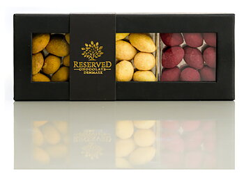 Selected Gourmet Chokladdragerade mandlar i presentask, 90 g