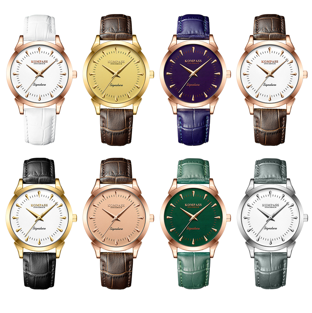 Kompass Signature Rose Gold White Brown - 10