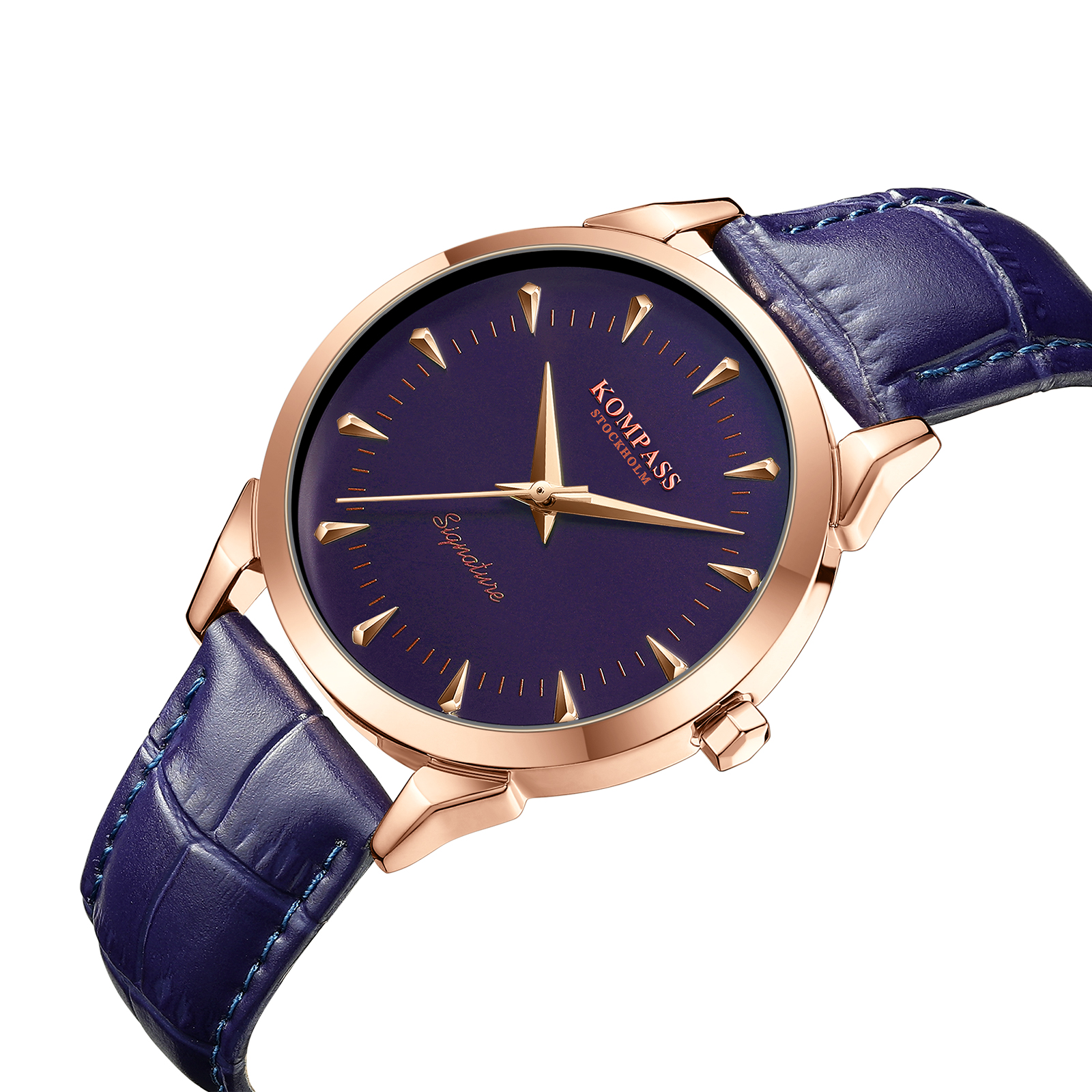 Kompass Signature Rose Gold Blue - 2