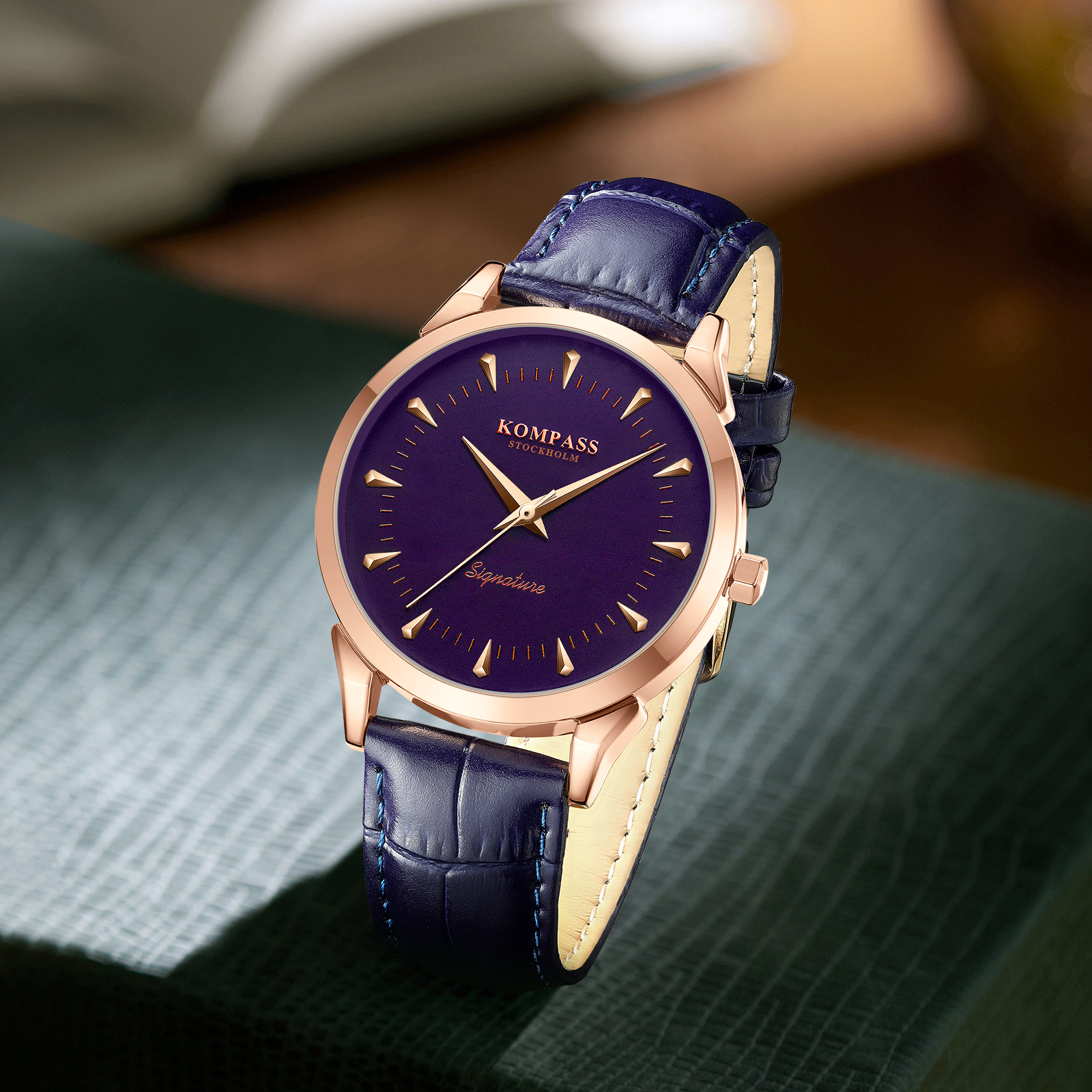 Kompass Signature Rose Gold Blue - 6