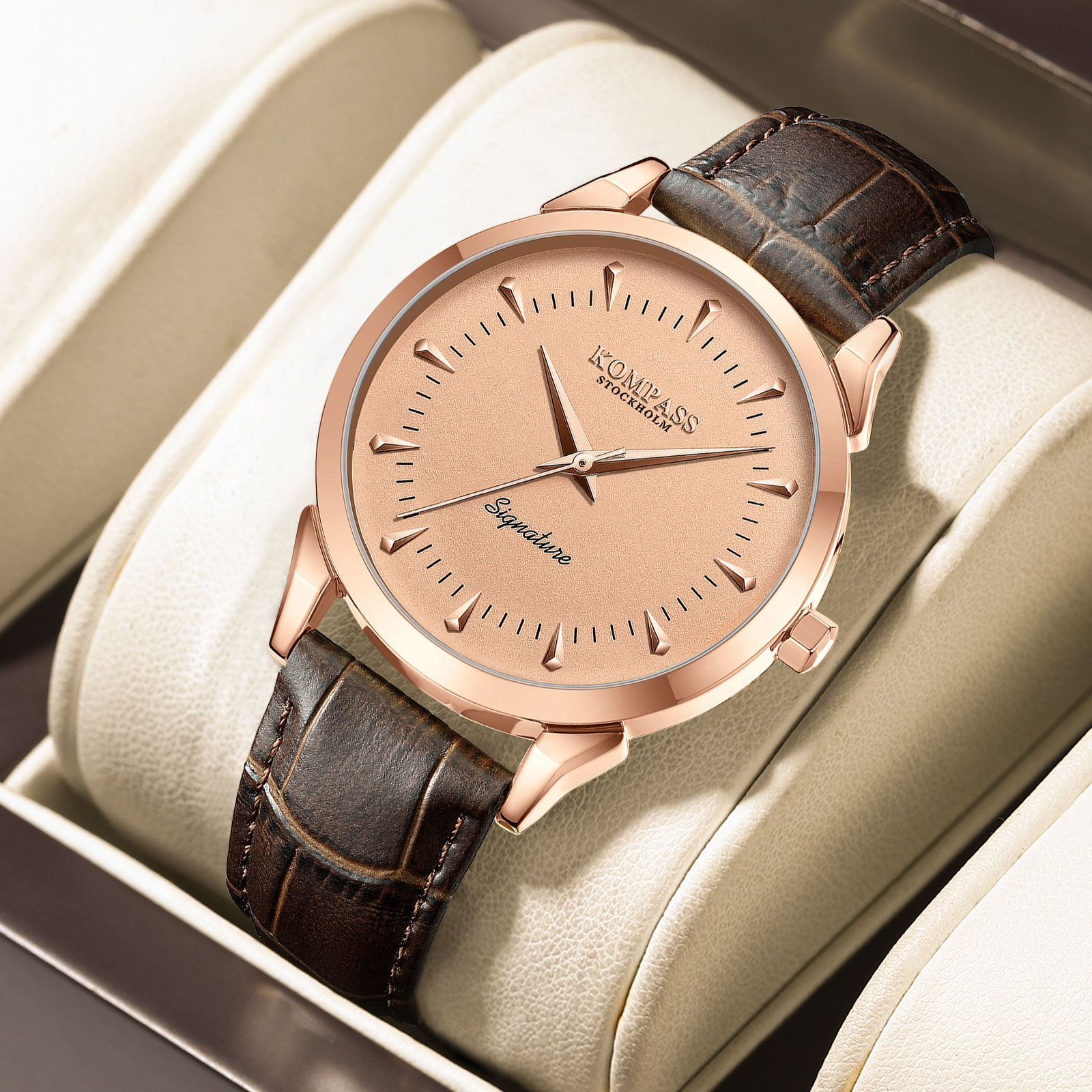 Kompass Signature Rose Gold Brown - 7
