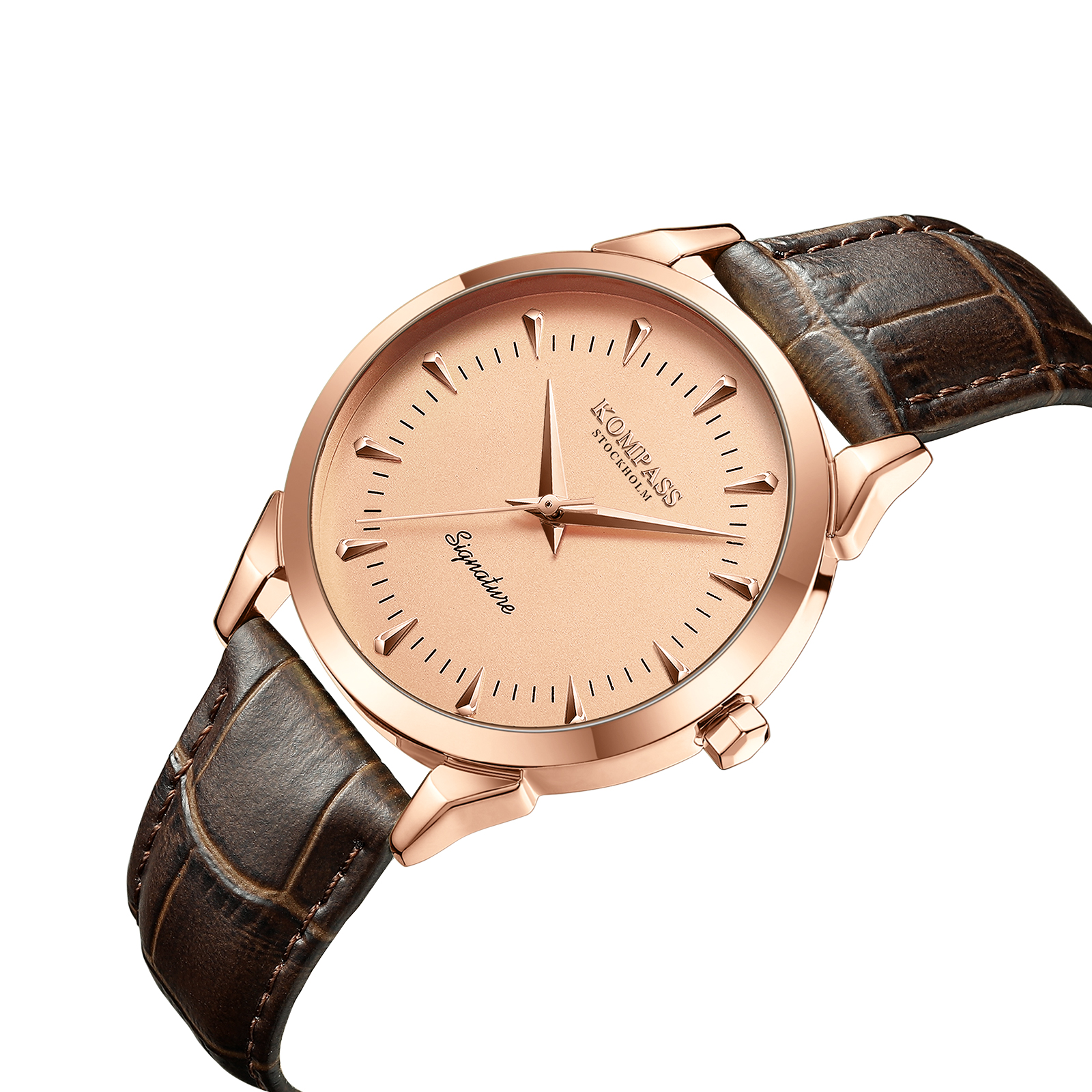 Kompass Signature Rose Gold Brown - 2