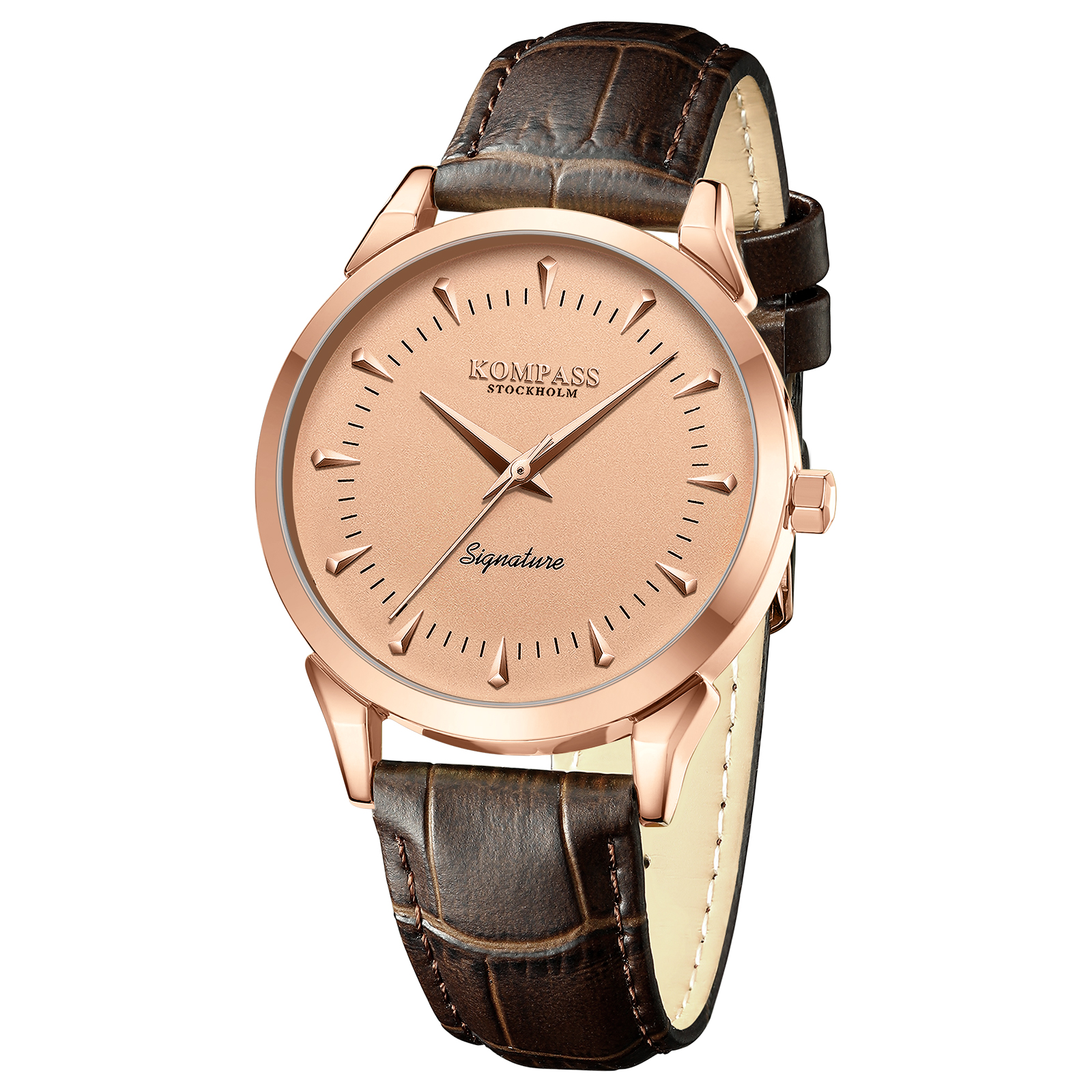 Kompass Signature Rose Gold Brown - 3