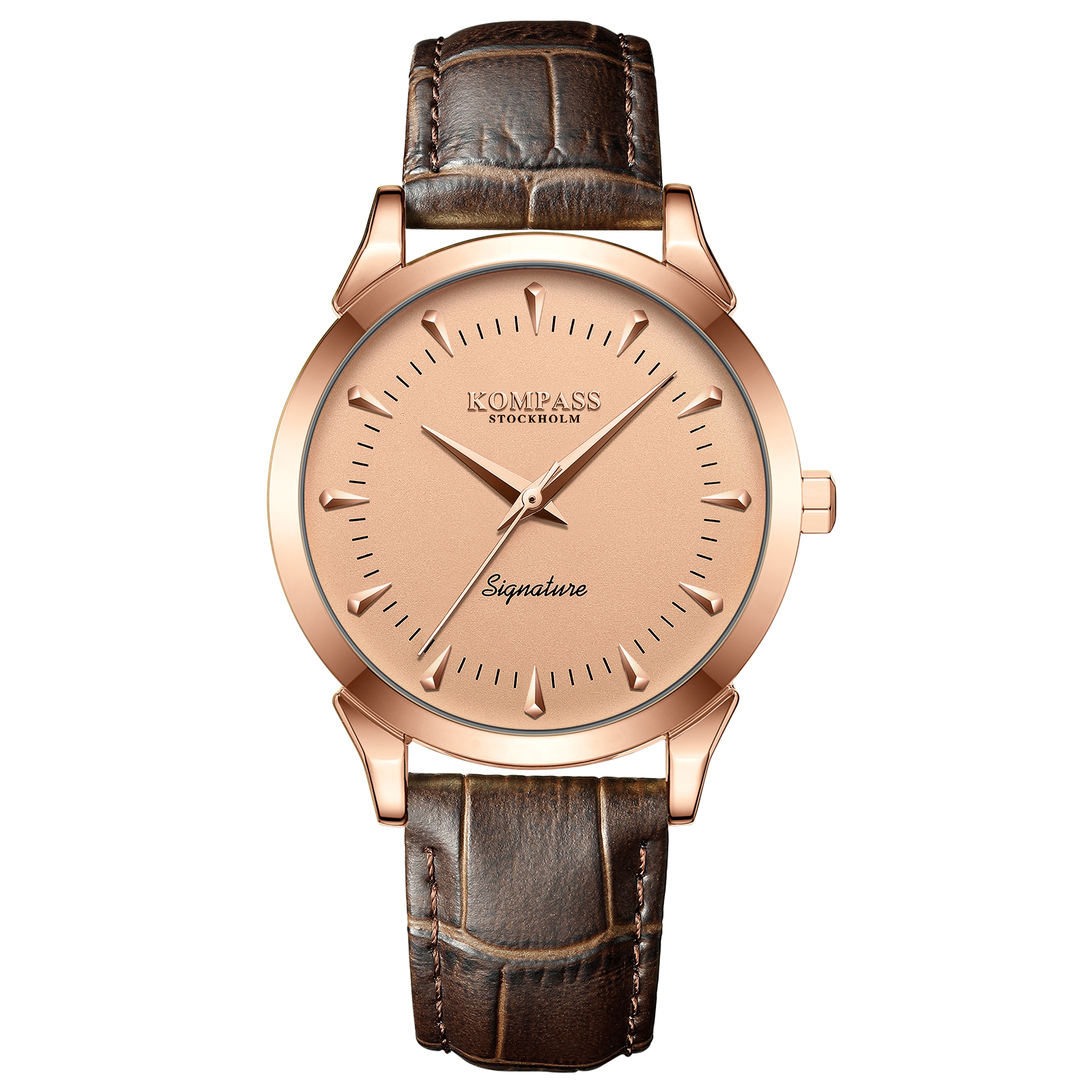 Kompass Signature Rose Gold Brown