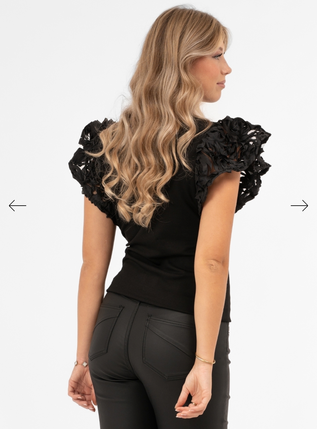 Capri Collection- Ava top svart - 2