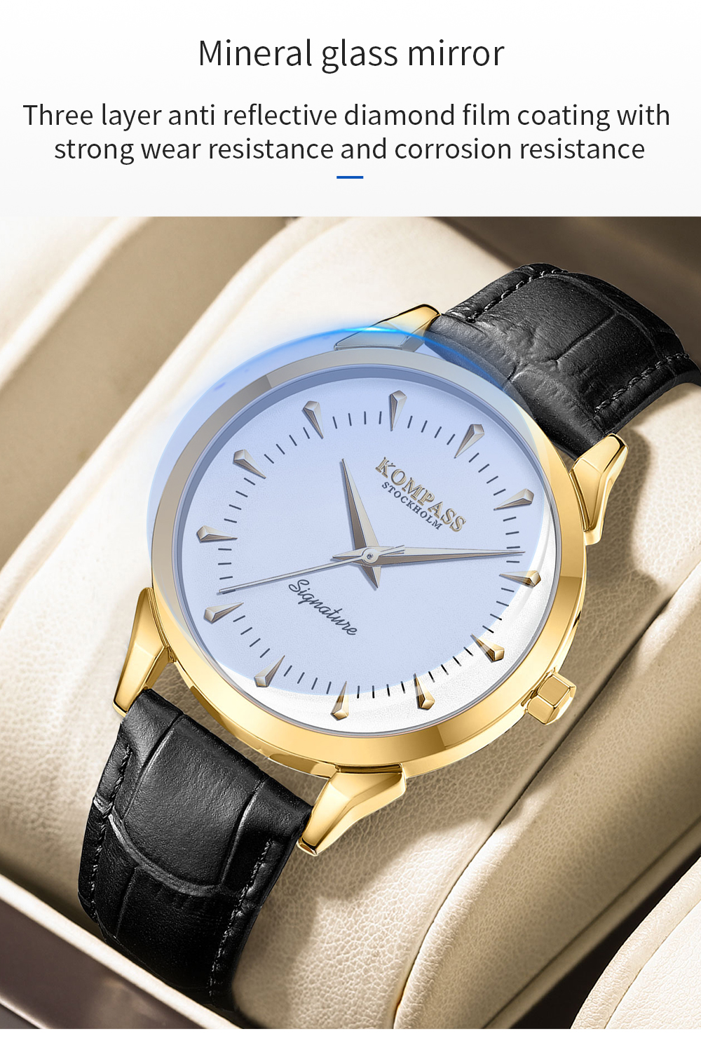 Kompass Signature Rose Gold White - 11