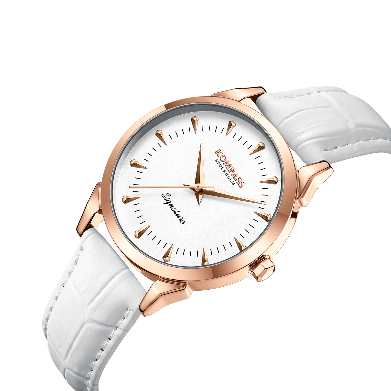 Kompass Signature Rose Gold White - 2