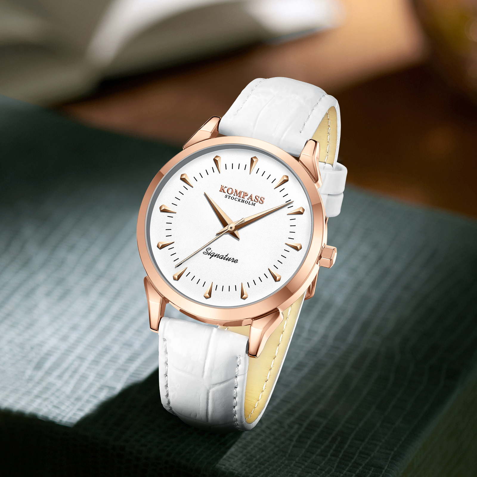 Kompass Signature Rose Gold White - 6