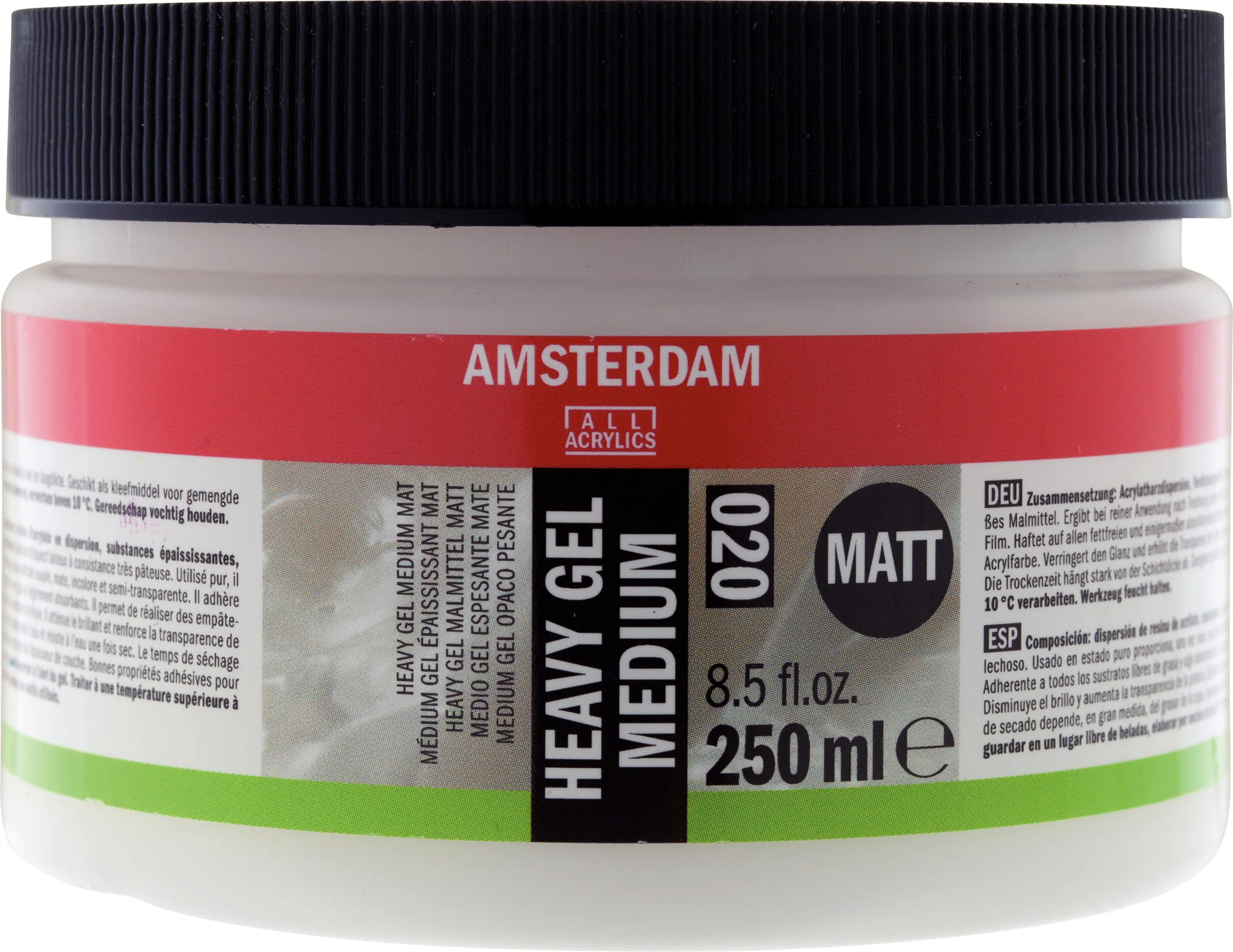 Amsterdam Heavy gel medium matt 020 250 ml