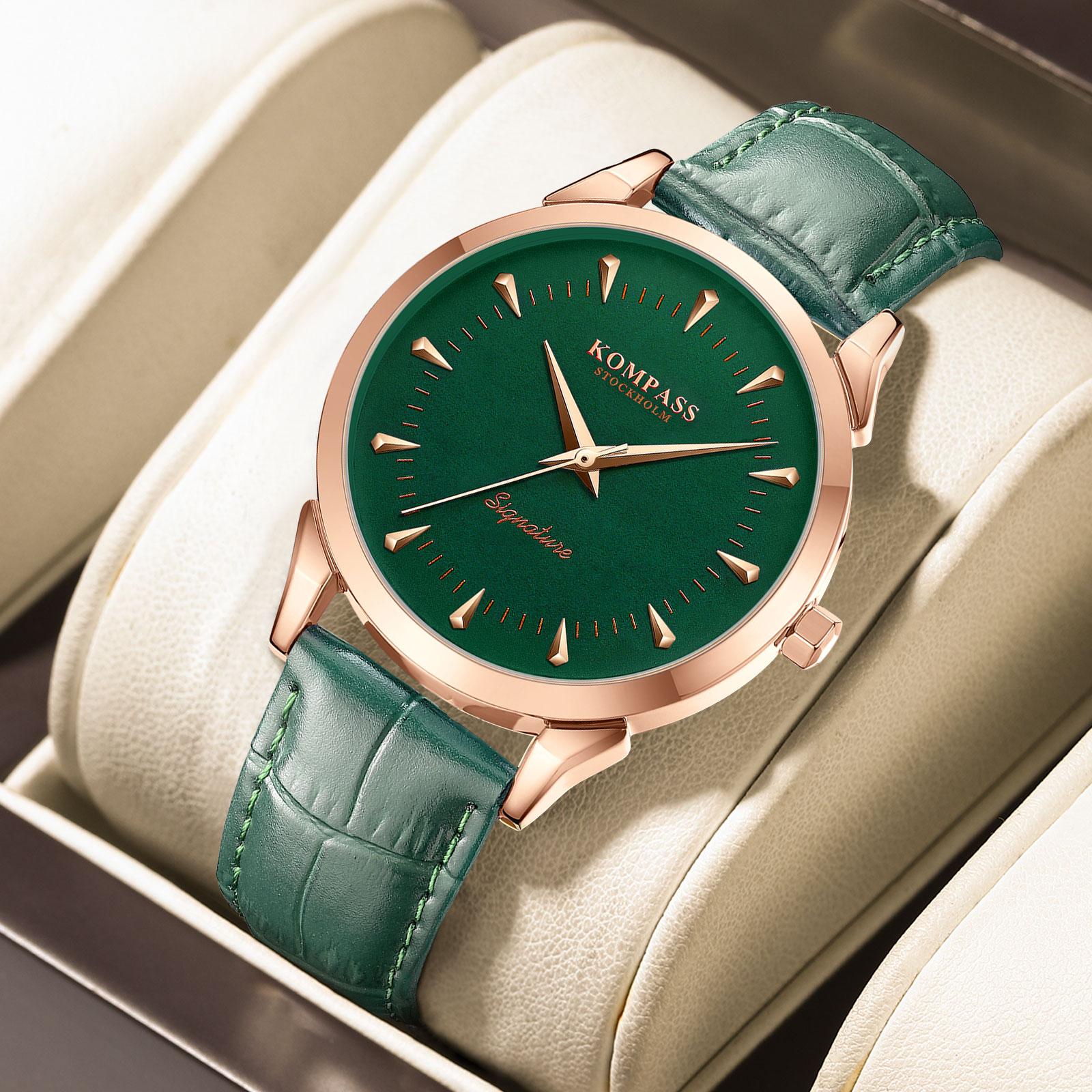 Kompass Signature Rose Gold Green - 7