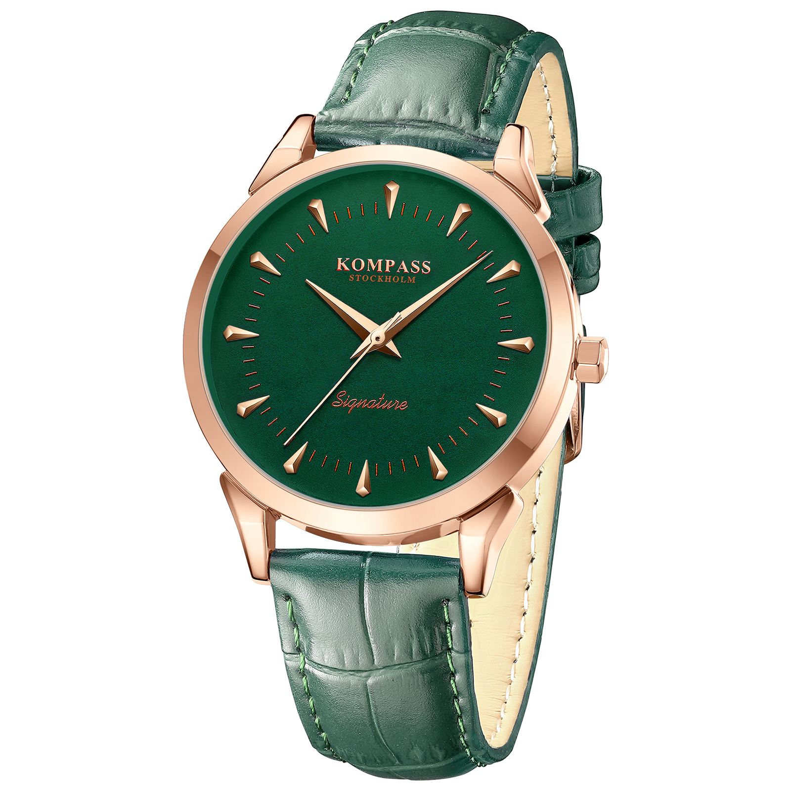 Kompass Signature Rose Gold Green - 3