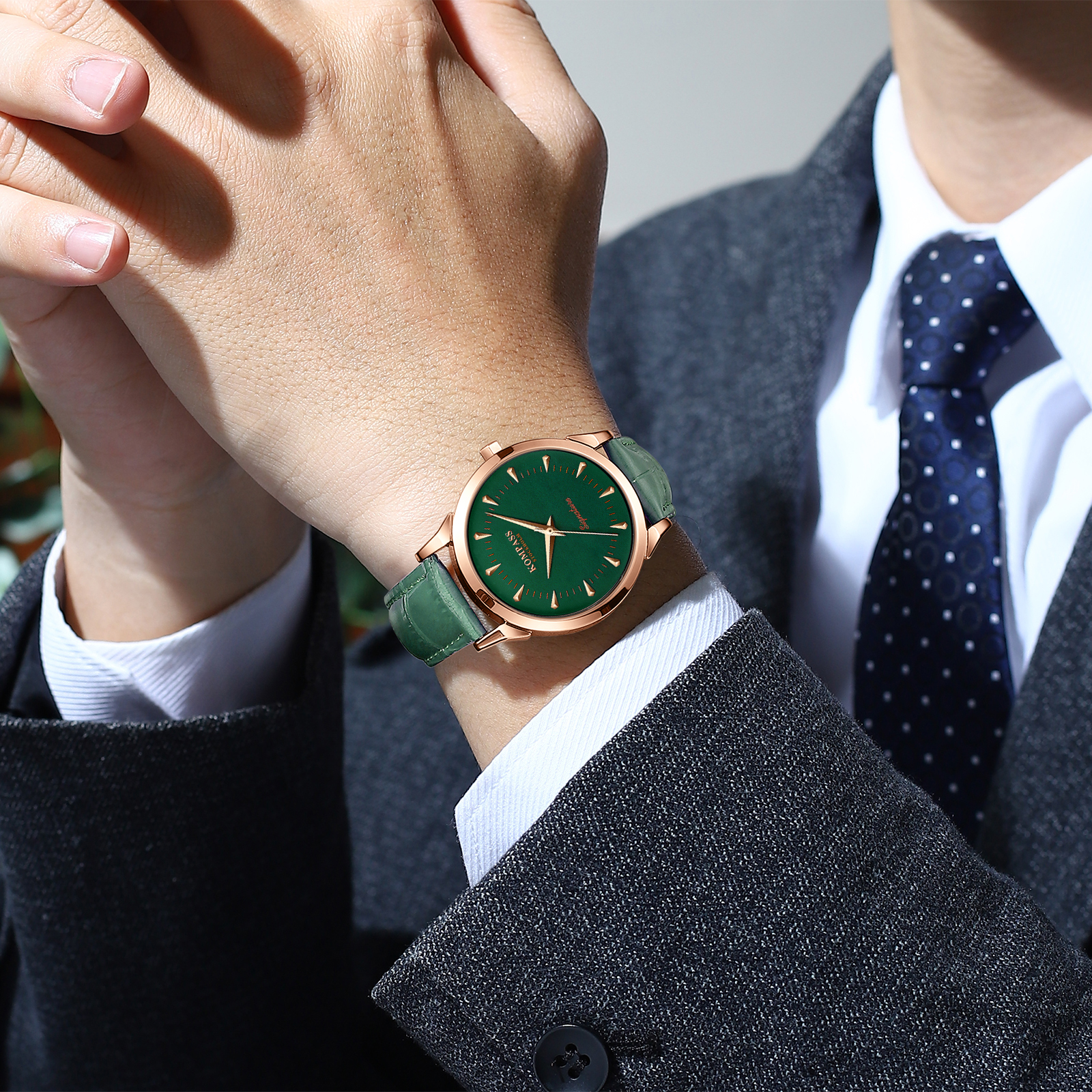 Kompass Signature Rose Gold Green - 5