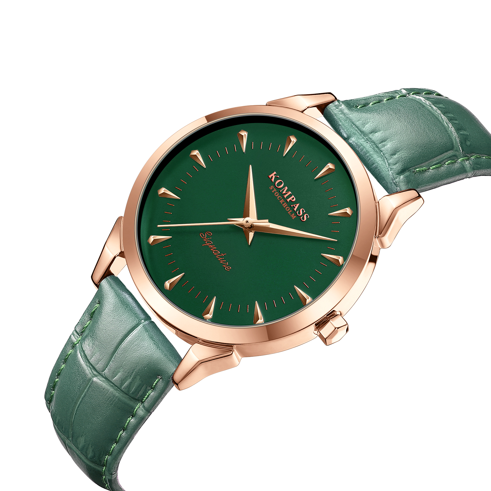 Kompass Signature Rose Gold Green - 2