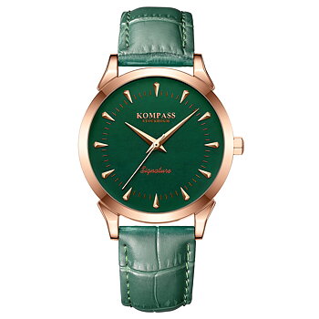 Kompass Signature Rose Gold Green