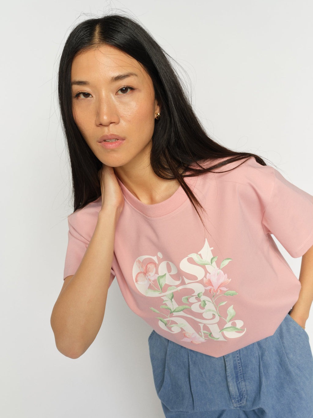 MMFlowish O-SS Tee - Peachy - Mos Mosh