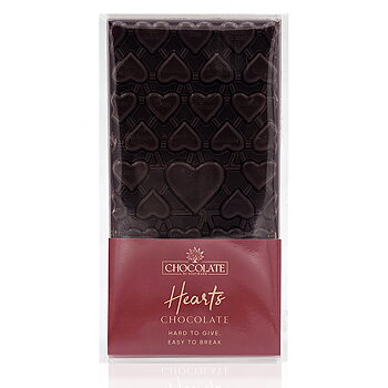 Selected Gourmet Mörk chokladkaka, Hearts, 80 g