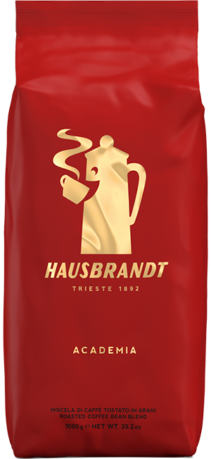 Hausbrandt - Academia - Italienska lätt mörkrostade espressobönor - 1000g