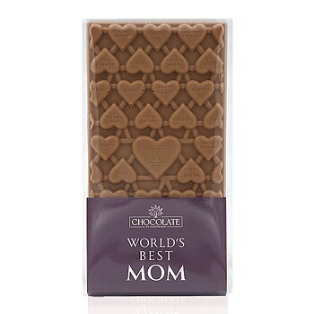 Selected Gourmet Ljus chokladkaka, World's best mom, 80 g