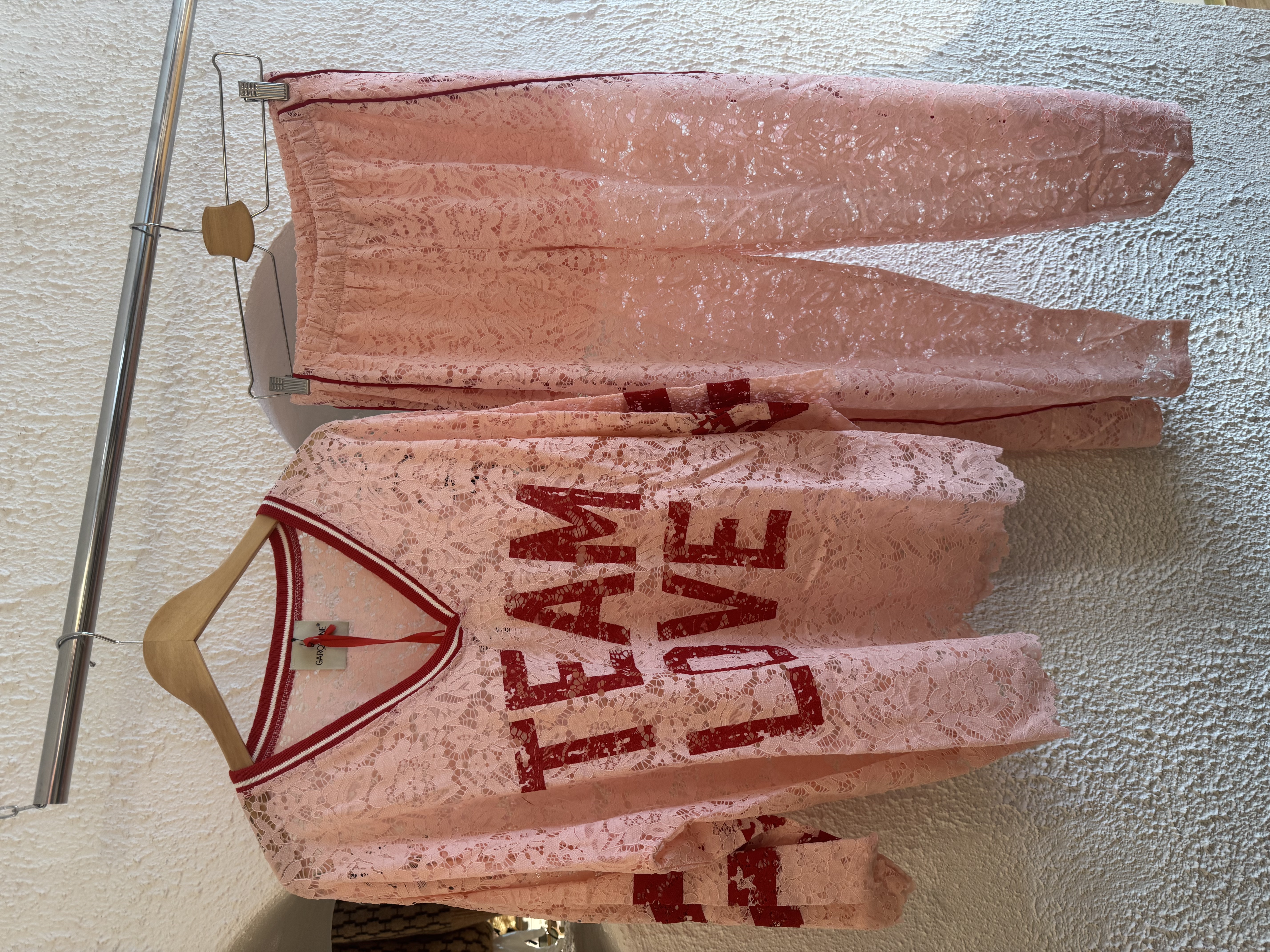 Set sporty team love rosa