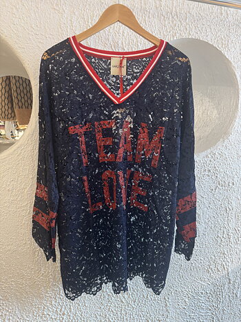 Set sporty team love navy