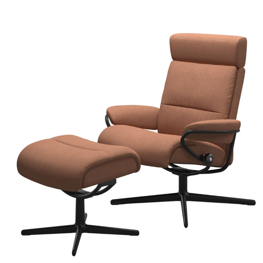 Tokyo Fåtölj Justerbart Nackstöd  + Fotpall (tyg) - Paketpris - Stressless®