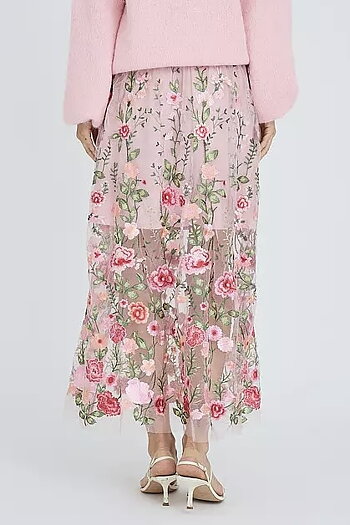 A-View - Fuschia Skirt Rose / Red