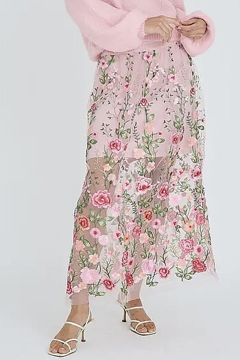 A-View - Fuschia Skirt Rose / Red
