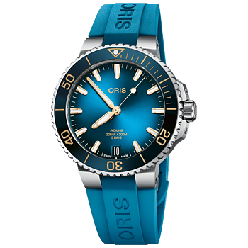01 400 7769 4125-07 4 22 75FC Oris Aquis Date Calibre 400 41,5 blå