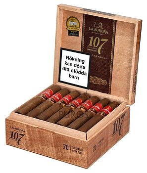 La Aurora 107 Nicaragua Gran Toro Cigarrlåda 20-pack