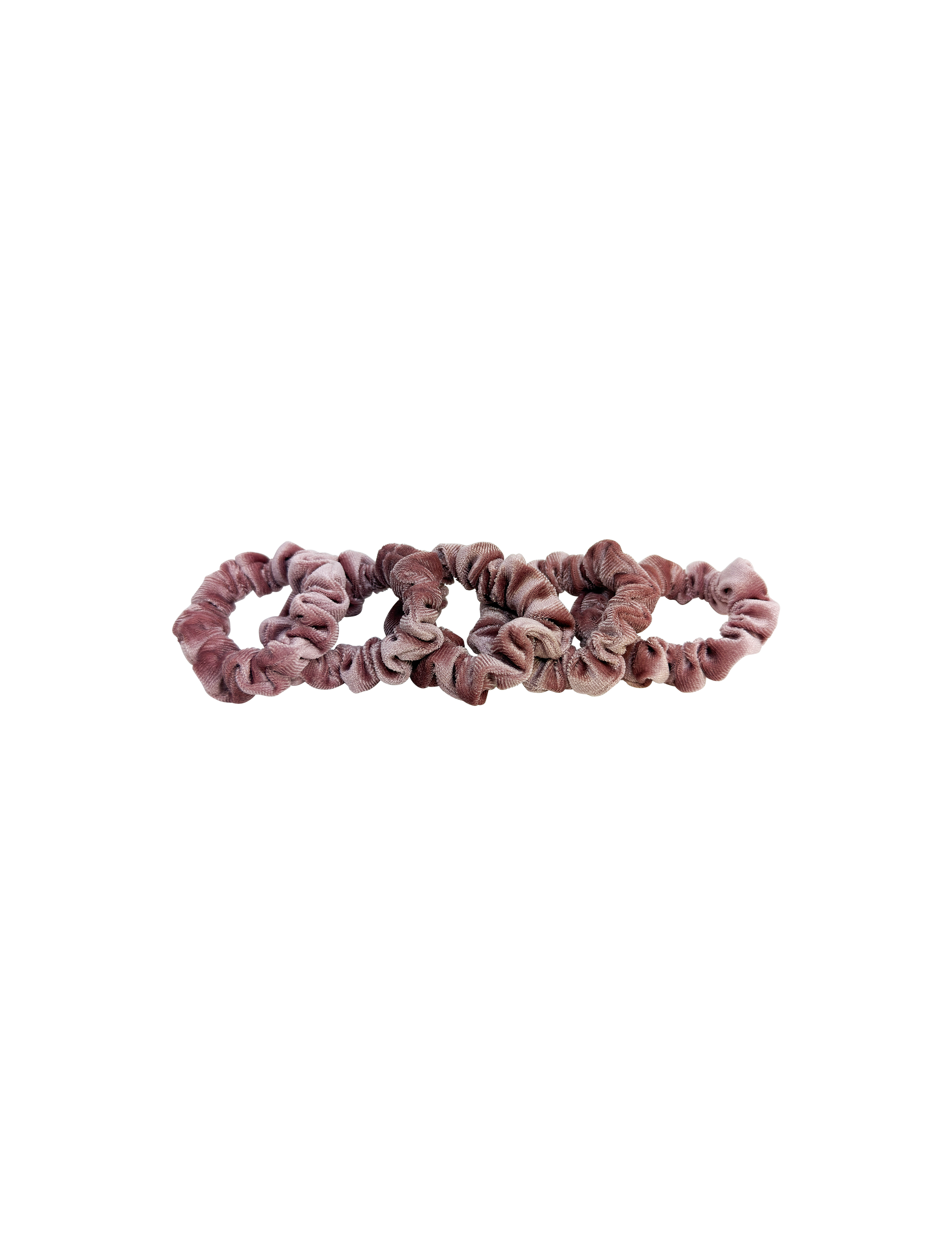 VELVET SCRUNCHY 5 PCS PINK