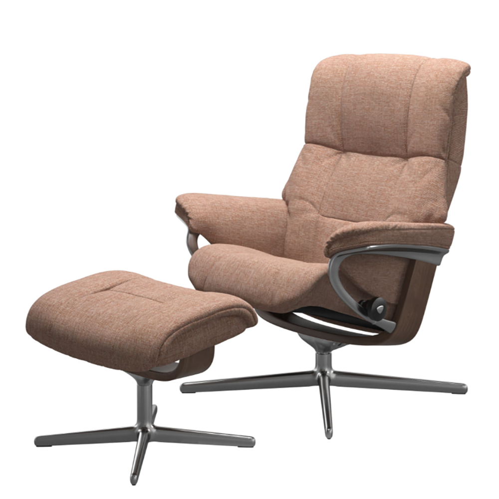 Mayfair Fåtölj  + Fotpall (Cross Bas) - Stressless® 
