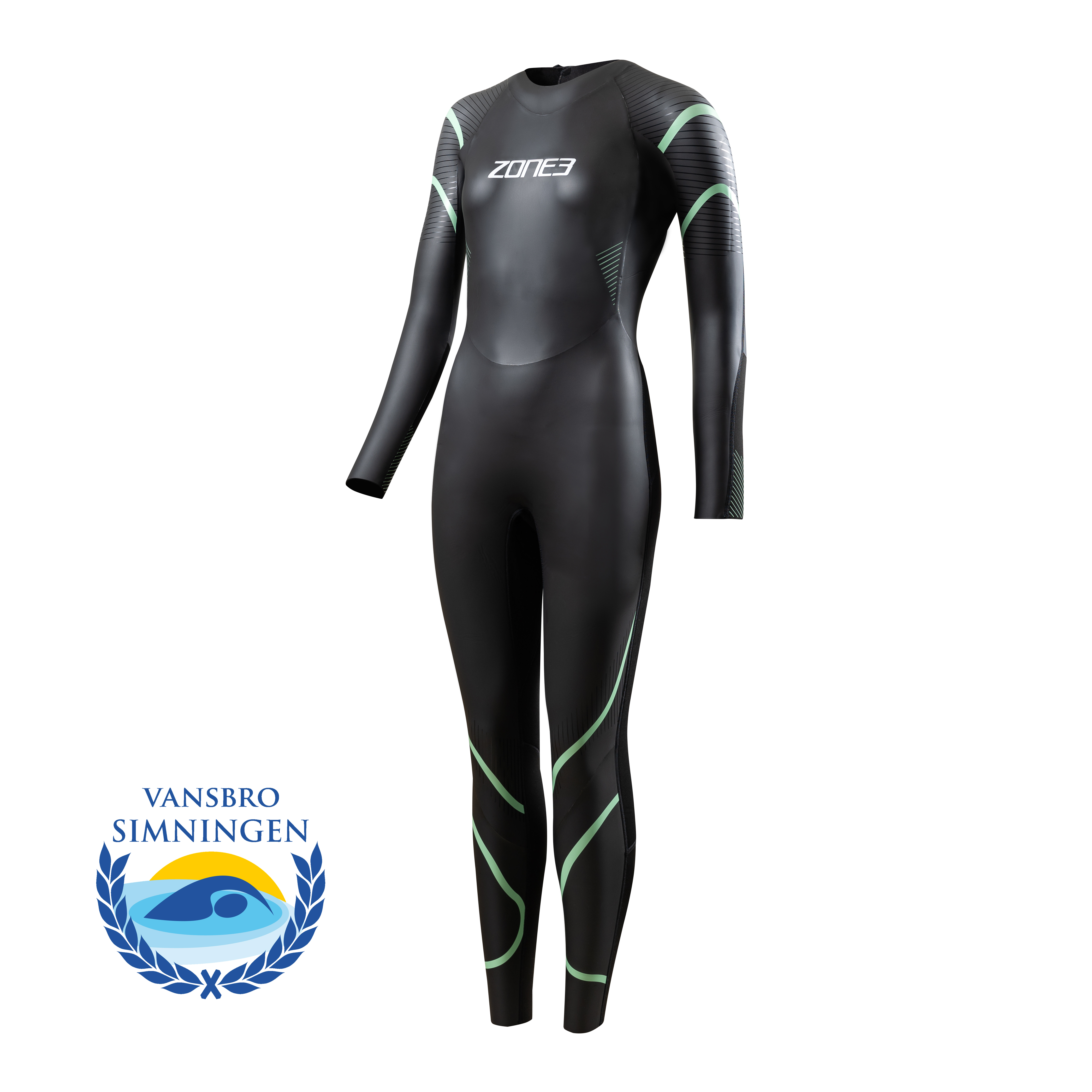 Seasonal rental Zone3 Glide swimsuit for Vansbrosimningen - 3