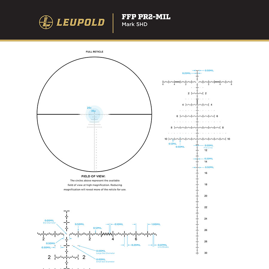 Leupold Mark 5HD 5-25x56 35mm M5C3 - 12