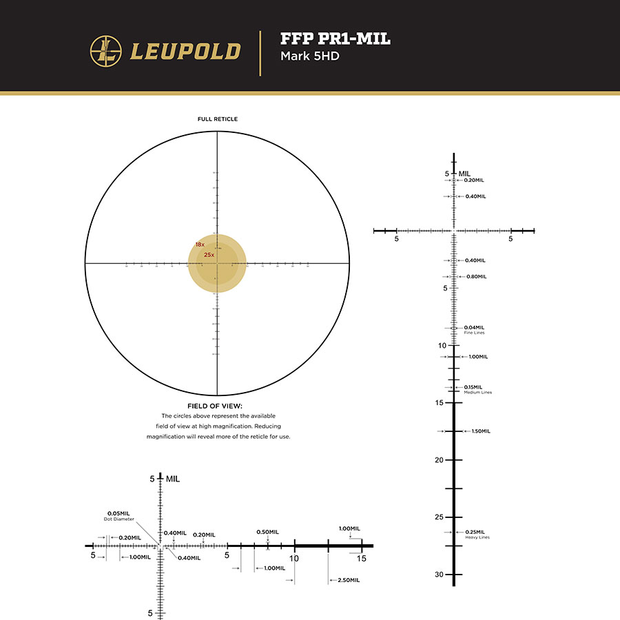 Leupold Mark 5HD 5-25x56 35mm M5C3 - 11