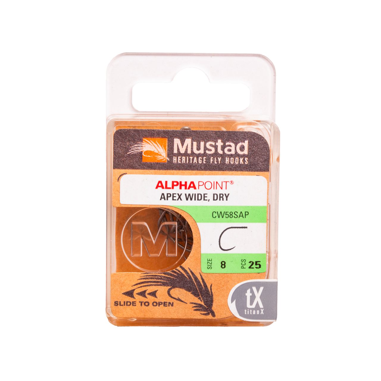 Mustad Heritage CW58S Curved Wide Gap Dry Fly - 3