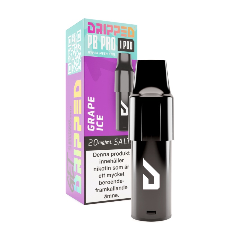 Dripped Panther Bar Pro Pod - Grape Ice 20mg