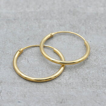 by Faith örhängen creoler 18 mm - guld 