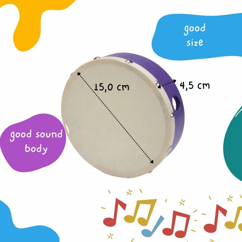 Musikinstrument  Barn Trumma tyska GICO Spielwaren -  15 cm - 2