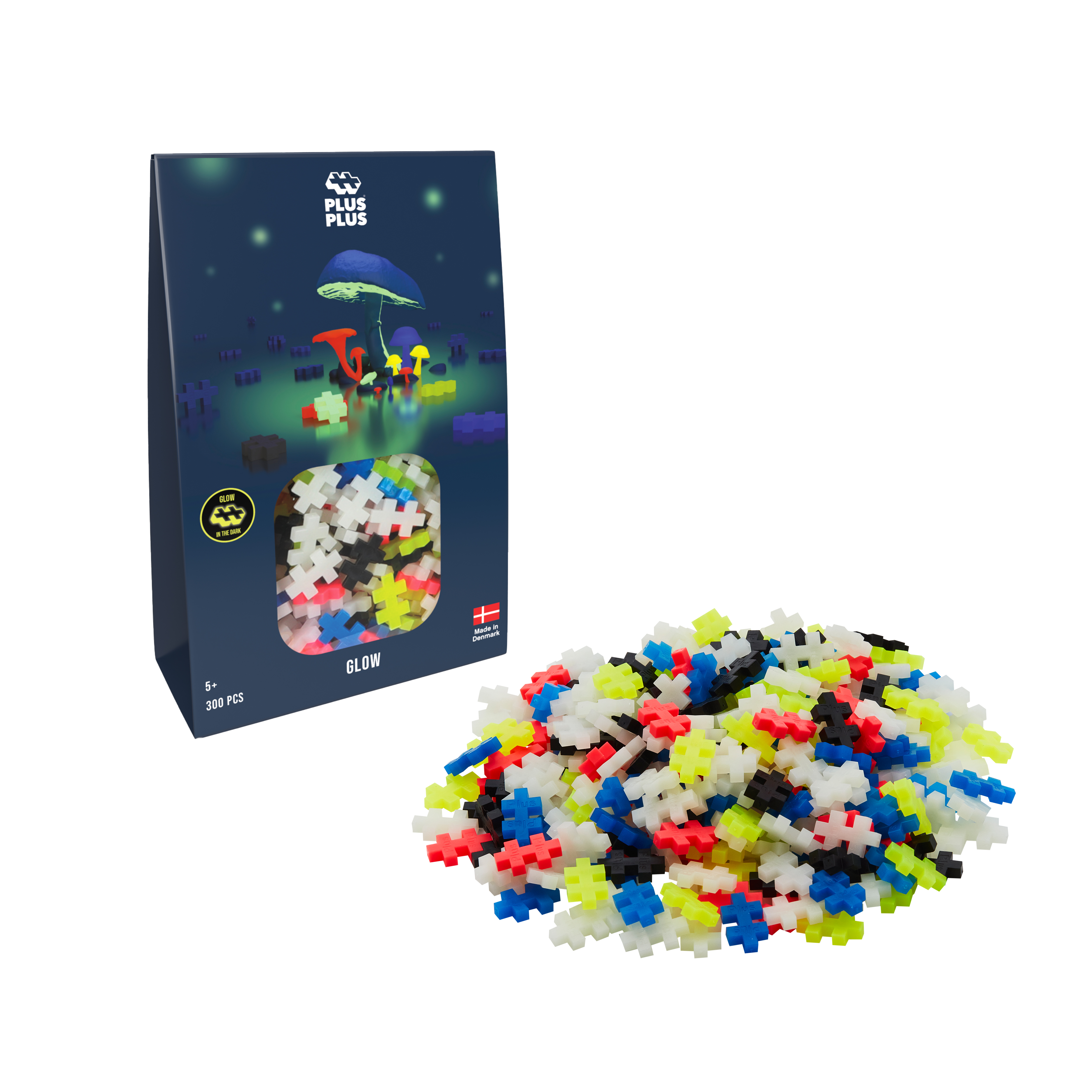 Plus-Plus Glow / 300 bitar