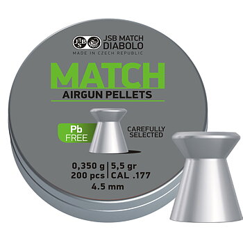 JSB Match Diabolo lead free, 4,50mm - 0,350g