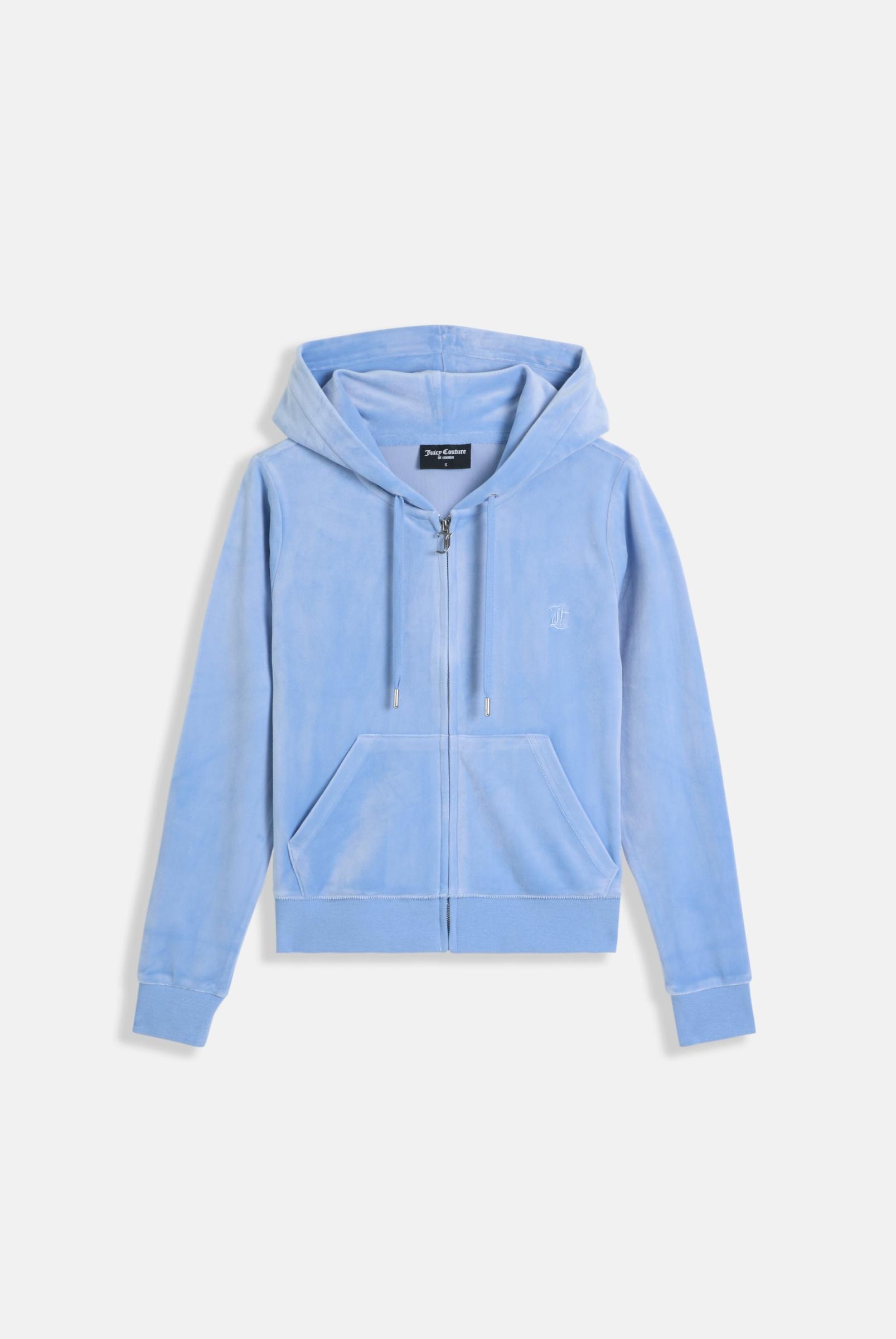Robertson Zip Throgh Hoodie - Della Robia Blue - Juicy Couture - 7