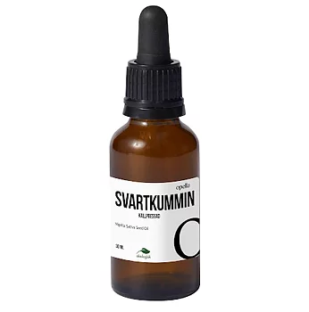 Svartkumminolja, kallpressad Eko, 30 ml eller 100 ml