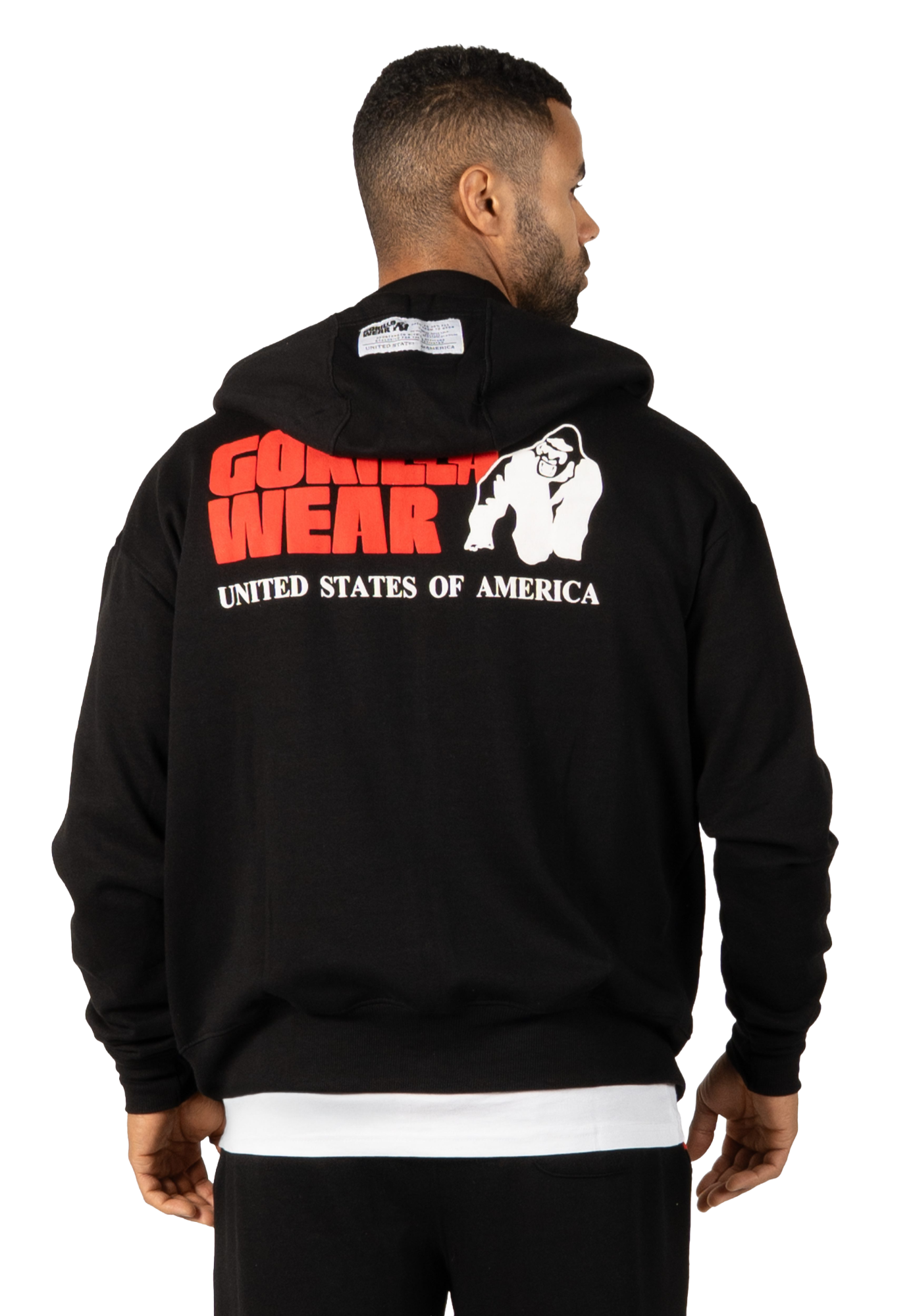 Classic Oversized Zipped Hoodie, black - 2