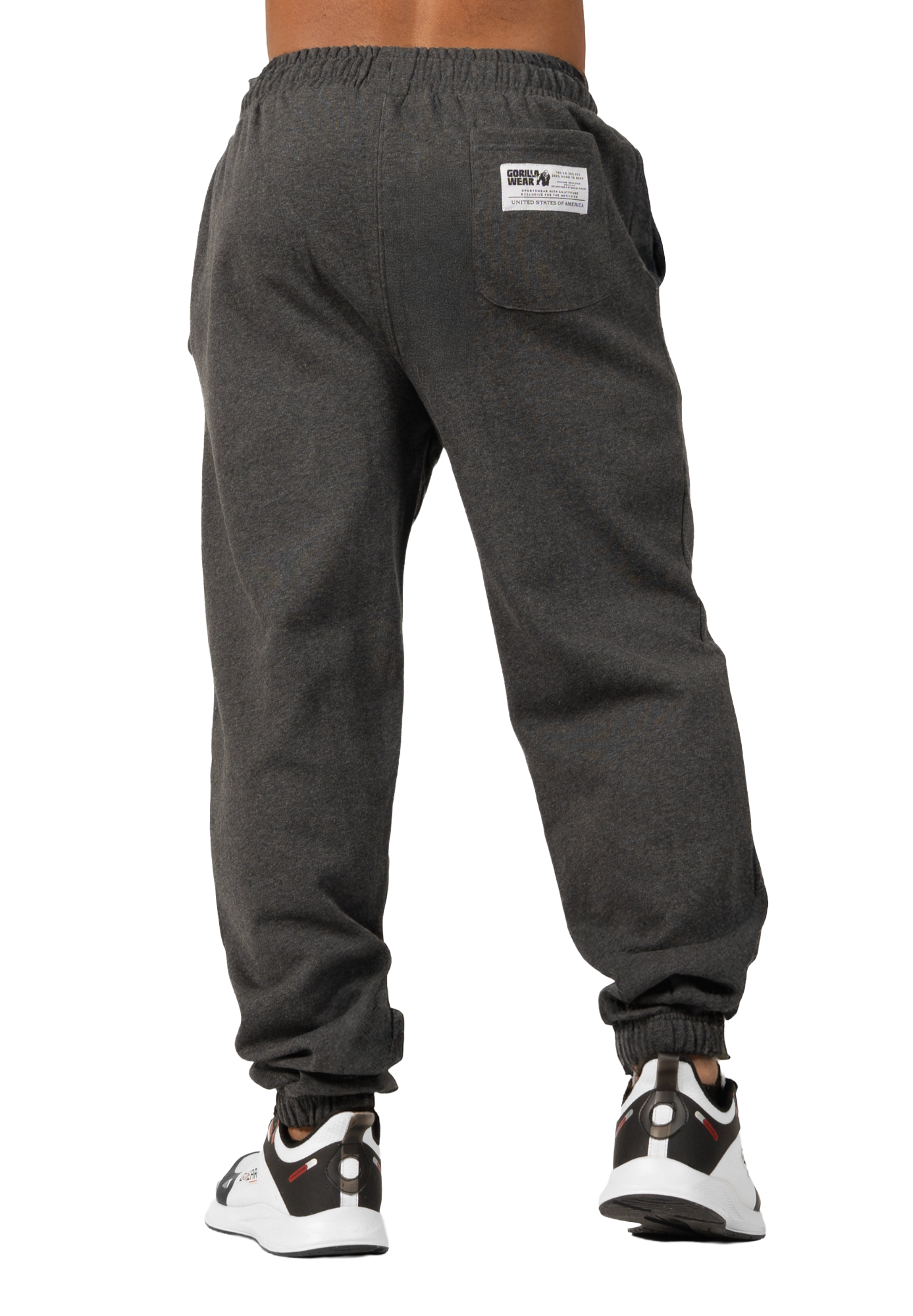 Classic Oversized Sweatpants, dark grey melange - 2