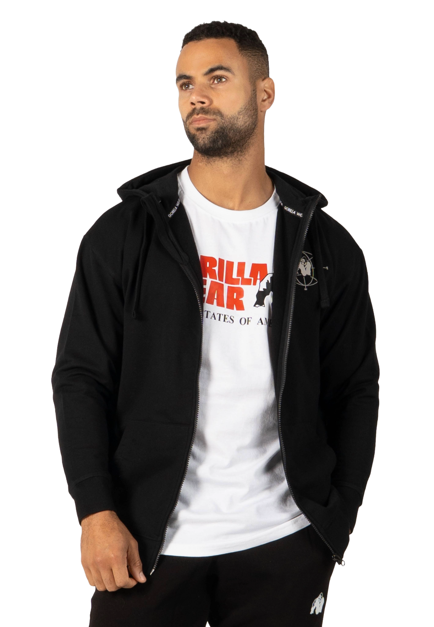 Scofield Zipped Hoodie, black - 6
