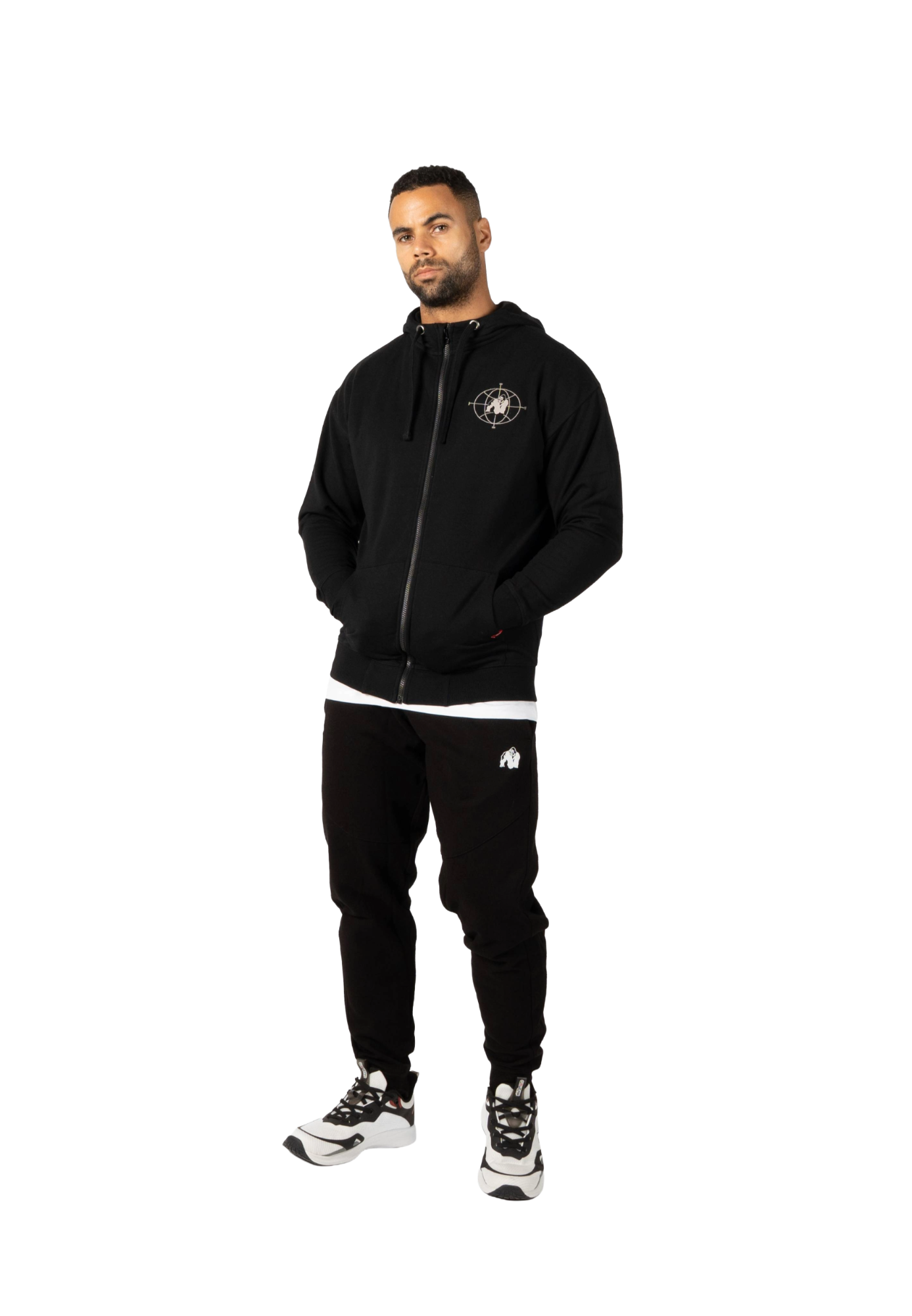 Scofield Zipped Hoodie, black - 4