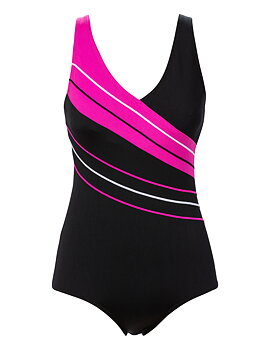 Peacock suit Black/Pink from Trofé
